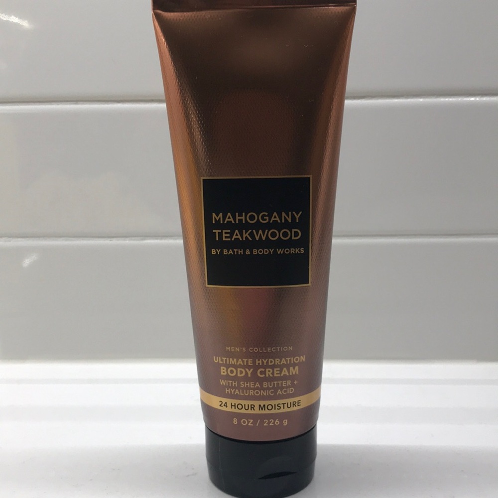 NWT!BBW Mahogany Teakwood Body Cream